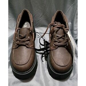 Women's No Boundaries Platform Boat Shoes Size 6 NWT